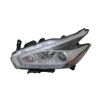 Pacific Best® - Driver Side Replacement Headlight (CAPA Certified)