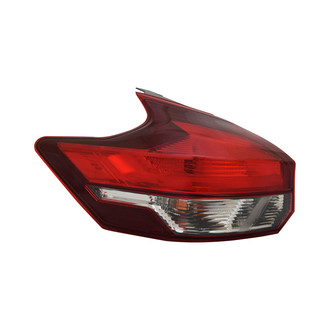 Pacific Best® - Driver Side Outer Replacement Tail Light (Standard Line)