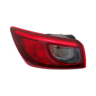 Pacific Best® - Driver Side Outer Replacement Tail Light (CAPA Certified)