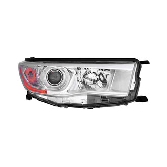 Pacific Best® - Passenger Side Replacement Headlight (Standard Line)