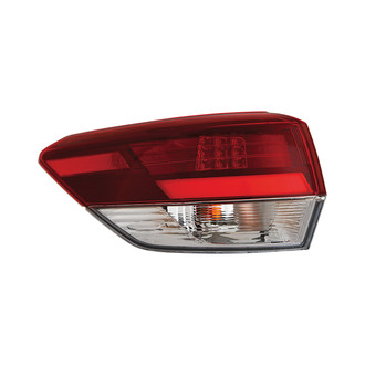 Pacific Best® - Driver Side Outer Replacement Tail Light (Standard Line)