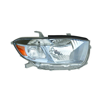 Pacific Best® - Passenger Side Replacement Headlight Lens and Housing (Standard Line)