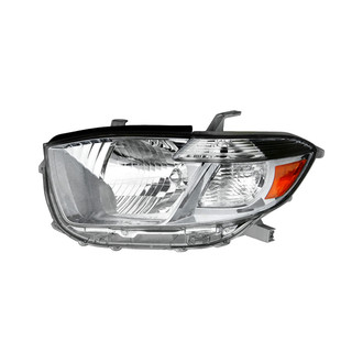 Pacific Best® - Driver Side Replacement Headlight Lens and Housing (Standard Line)