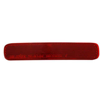 Pacific Best® - Rear Driver Side Bumper Reflector (CAPA Certified)