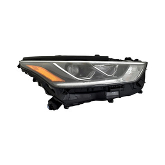 Pacific Best® - Passenger Side Replacement Headlight (Standard Line)