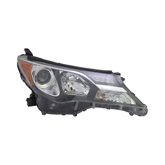 Pacific Best® - Passenger Side Replacement Headlight Lens and Housing (Standard Line)