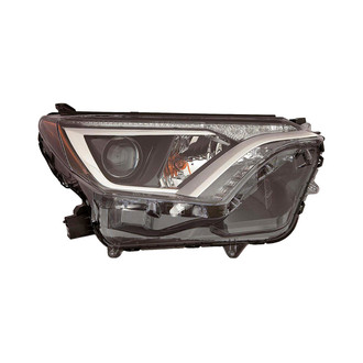 Pacific Best® - Passenger Side Replacement Headlight Lens and Housing (CAPA Certified)