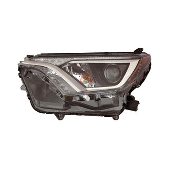 Pacific Best® - Driver Side Replacement Headlight Lens and Housing (CAPA Certified)