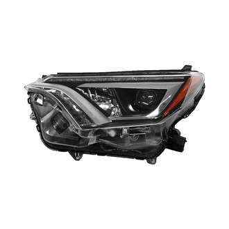 Pacific Best® - Passenger Side Replacement Headlight Lens and Housing (Standard Line)