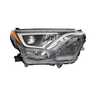 Pacific Best® - Passenger Side Replacement Headlight Lens and Housing (CAPA Certified)
