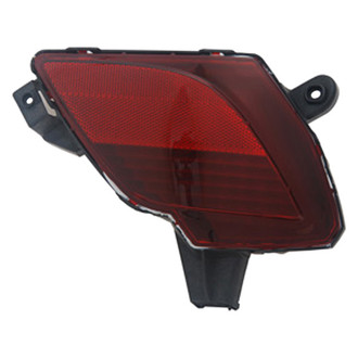 Pacific Best® - Rear Passenger Side Bumper Reflector (CAPA Certified)