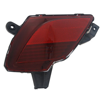 Pacific Best® - Rear Driver Side Bumper Reflector (CAPA Certified)