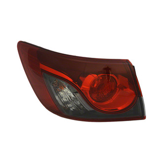 Pacific Best® - Driver Side Outer Replacement Tail Light (CAPA Certified)