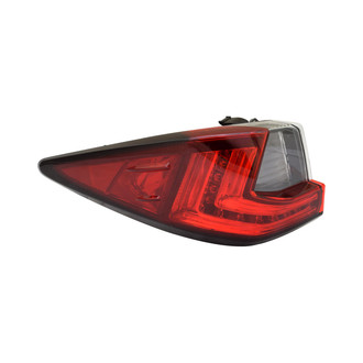 Pacific Best® - Driver Side Outer Replacement Tail Light (CAPA Certified)