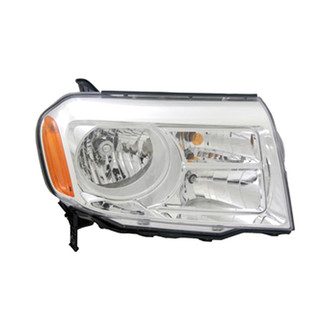 Pacific Best® - Passenger Side Replacement Headlight (Standard Line)