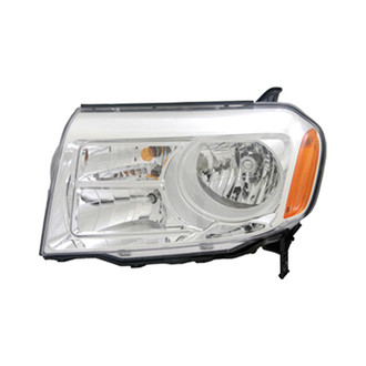 Pacific Best® - Driver Side Replacement Headlight (Standard Line)