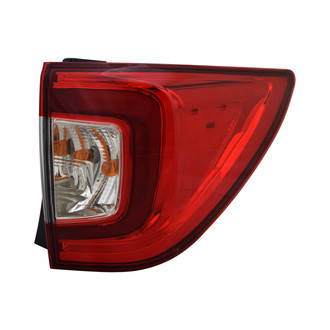 Pacific Best® - Passenger Side Outer Replacement Tail Light (CAPA Certified)