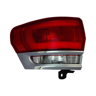 Pacific Best® - Driver Side Outer Replacement Tail Light (CAPA Certified)