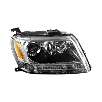 Pacific Best® - Passenger Side Replacement Headlight Lens and Housing (CAPA Certified)