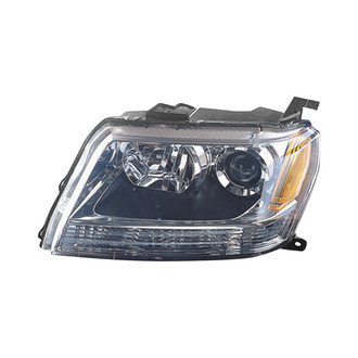 Pacific Best® - Driver Side Replacement Headlight Lens and Housing (CAPA Certified)
