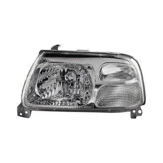 Pacific Best® - Driver Side Replacement Headlight Lens and Housing (Standard Line)