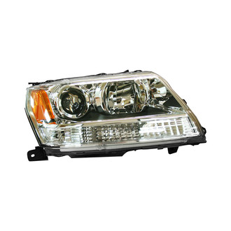 Pacific Best® - Passenger Side Replacement Headlight Lens and Housing (CAPA Certified)