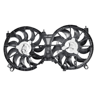 Pacific Best® - Dual Radiator and Condenser Fan Assembly