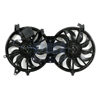 Pacific Best® - Dual Radiator and Condenser Fan Assembly