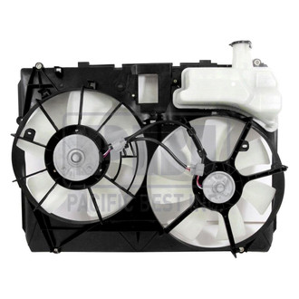 Pacific Best® - Dual Radiator and Condenser Fan Assembly