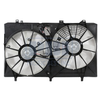 Pacific Best® - Dual Radiator and Condenser Fan Assembly