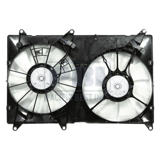 Pacific Best® - Dual Radiator and Condenser Fan Assembly