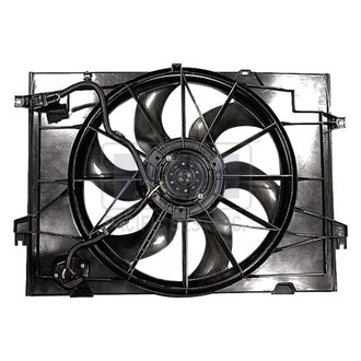 Pacific Best® - Dual Radiator and Condenser Fan Assembly