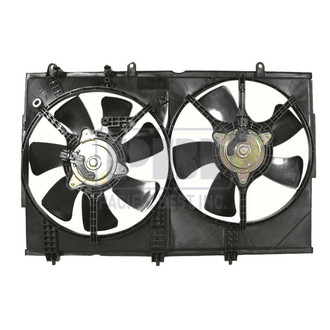 Pacific Best® - Dual Radiator and Condenser Fan Assembly
