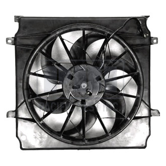 Pacific Best® - Dual Radiator and Condenser Fan Assembly