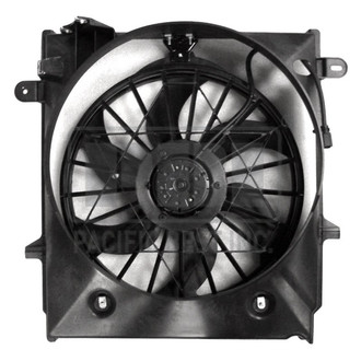 Pacific Best® - Dual Radiator and Condenser Fan Assembly