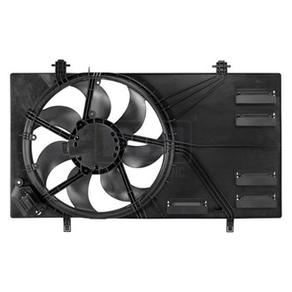 Pacific Best® - Dual Radiator and Condenser Fan Assembly