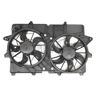 Pacific Best® - Dual Radiator and Condenser Fan Assembly