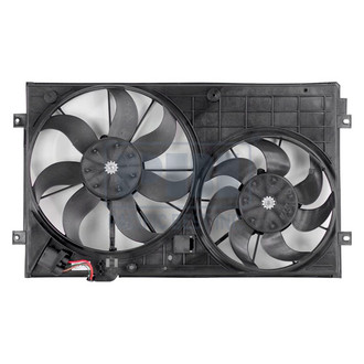 Pacific Best® - Dual Radiator and Condenser Fan Assembly