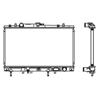 Pacific Best® - Engine Coolant Radiator