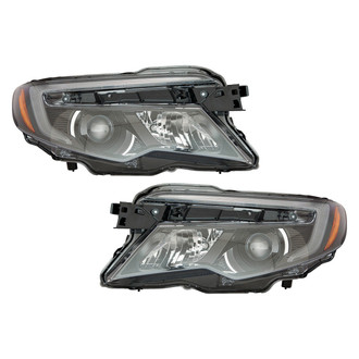 Pacific Best® - Driver and Passenger Side Replacement Headlight Set (NSF Certified)
