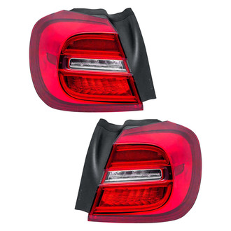 Pacific Best® - Driver and Passenger Side Outer Replacement Tail Lights (CAPA Certified)