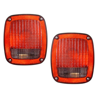 Pacific Best® - Driver and Passenger Side Replacement Tail Lights (Standard Line)