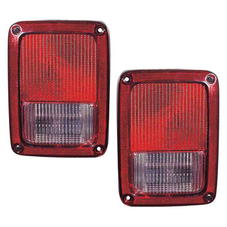 Pacific Best® - Driver and Passenger Side Replacement Tail Lights (Standard Line)