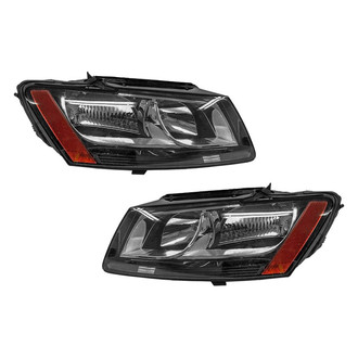 Pacific Best® - Driver and Passenger Side Replacement Headlight Set (Standard Line)