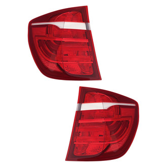 Pacific Best® - Driver and Passenger Side Outer Replacement Tail Lights (CAPA Certified)