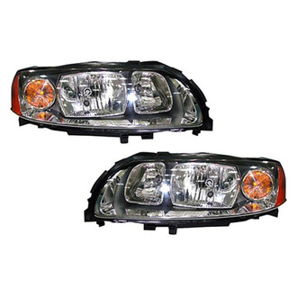 Pacific Best® - Driver and Passenger Side Replacement Headlight Set (NSF Certified)