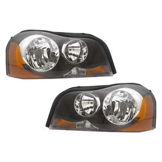Pacific Best® - Driver and Passenger Side Replacement Headlight Set (CAPA Certified)