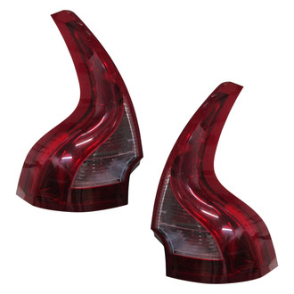 Pacific Best® - Driver and Passenger Side Replacement Tail Light Lens and Housings (Standard Line)