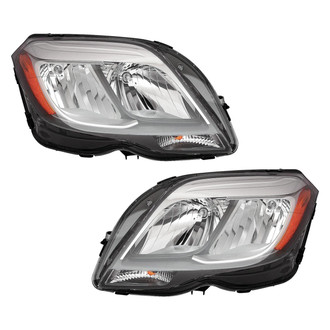 Pacific Best® - Driver and Passenger Side Replacement Headlight Set (Standard Line)