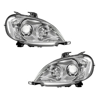Pacific Best® - Driver and Passenger Side Replacement Headlight Set (Standard Line)